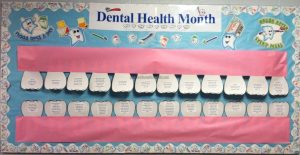 health week tooth bulletin board ideas for preschool