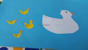 Duck in the sea craft ideas for preschool and kindergarten