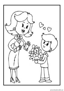 Free Printable Mother's Day coloring pages download