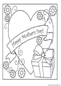 Kindergarten Mother's Day Coloring Pages & Free Printables