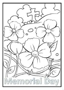 Memorial Day Coloring Pages for firstgrade printable free