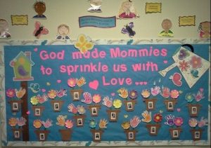Preschool bulletin board ideas to mothers day