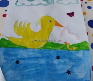 Preschool duck in the sea craft ideas