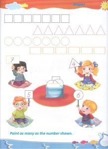 Preschool shapes worksheet