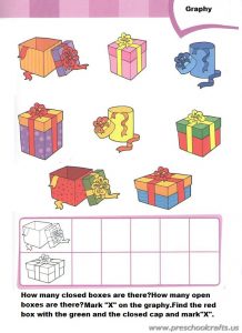 free colored printable graph worksheets for preschool