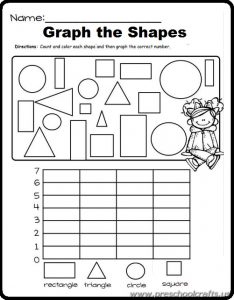 free printaple shapes graphic worksheets for kids