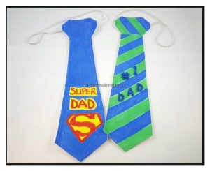 Happy Father's Day Dad tie Craft Ideas for Preschool and Kindergarten