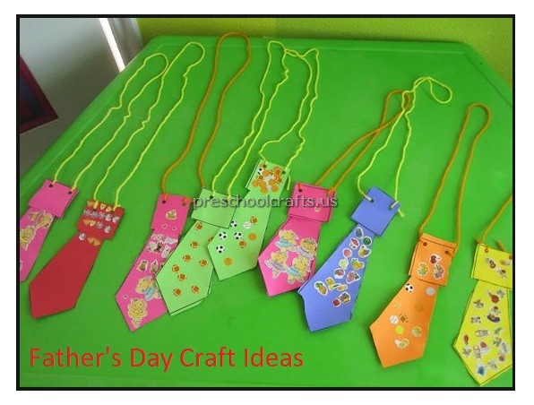 Happy Father's Day tie Craft Ideas for Preschool and Kindergarten ...