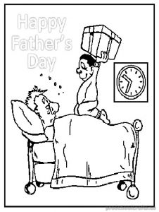 fathers day coloring pages for kindergartners