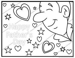 fathers day coloring pages for preschooler