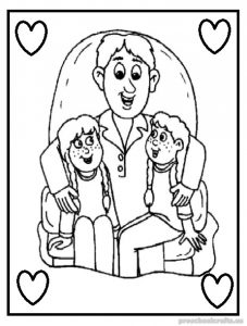 fathers day coloring pages for preschoolers
