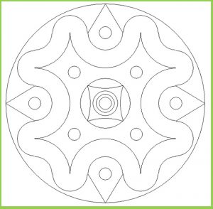 Mandala Colouring Pages for Kindergarten - Free Printable