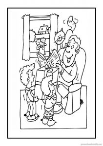 happy fathers day coloring pages for preschool - printable