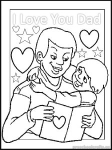 happy fathers day colouring pages for preschoolers
