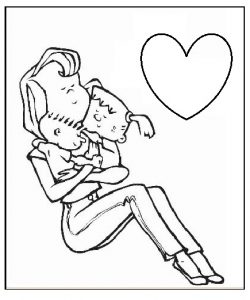 mothers day coloring pages preschooler