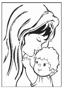 preschooler mothers day coloring page