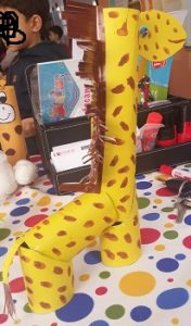 Giraffe craft ideas toilet paper roll for preschool