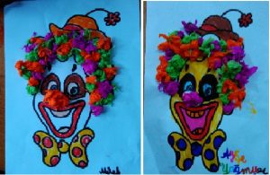 clown craft idea for kids