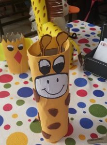 free crafts ideas to giraffe for preschool