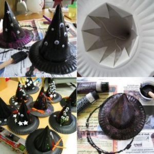 halloween witch hat crafts for kids