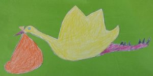 kindergarten preschool craft to stork