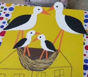 preschool craft to stork