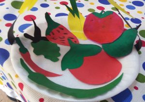 Fruit plate craft ideas for preschool and kindergarten