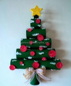 Christmas tree craft ideas for preschool and kindergarten