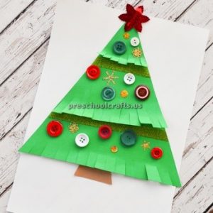 Christmas tree craft ideas preschool and kindergarten