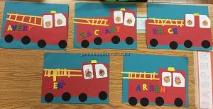fire engine craft ideas for preschool and kindergarten