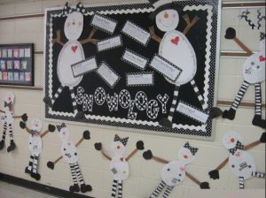 kindergarten winter bulletin boards