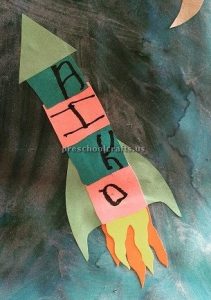 rocket craft ideas for pre school and kindergarten