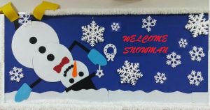 welcome to winter snowman bulletin boards for kids