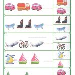 Pattern worksheet for preschool and kindergarten