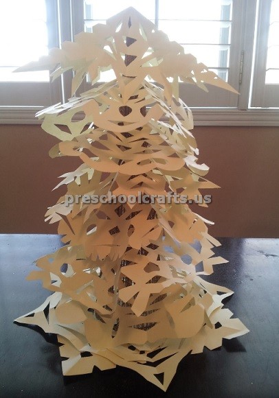 Winter Tree Craft ideas for preschooler