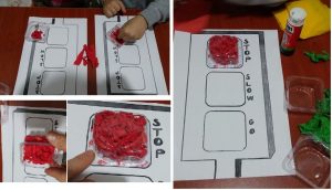 kids traffic lights craft ideas from recycle materials