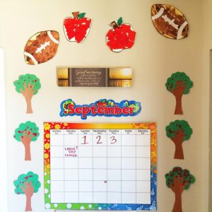 september calender craft idea for preschool and kinergarten