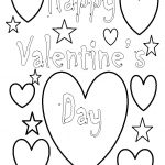 Happy Valentine's Day Coloring Page - Free Printable