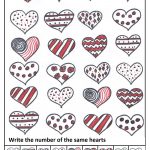 Valentine's Day Theme Math Worksheet