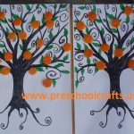 furuit mandarin tree craft idea for kids
