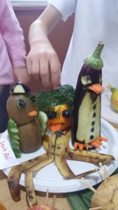 furuits and vegetables diy art projects for kindergarteners