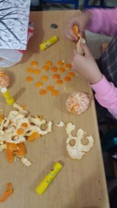 orange tree craft idea for homeschool