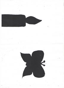 shadow template for art craft activity