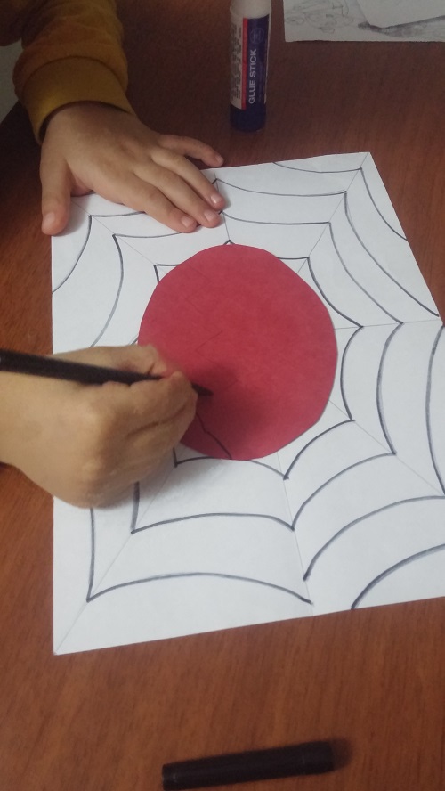 preschool easy spider craft idea