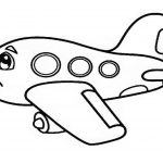 Airplane coloring page